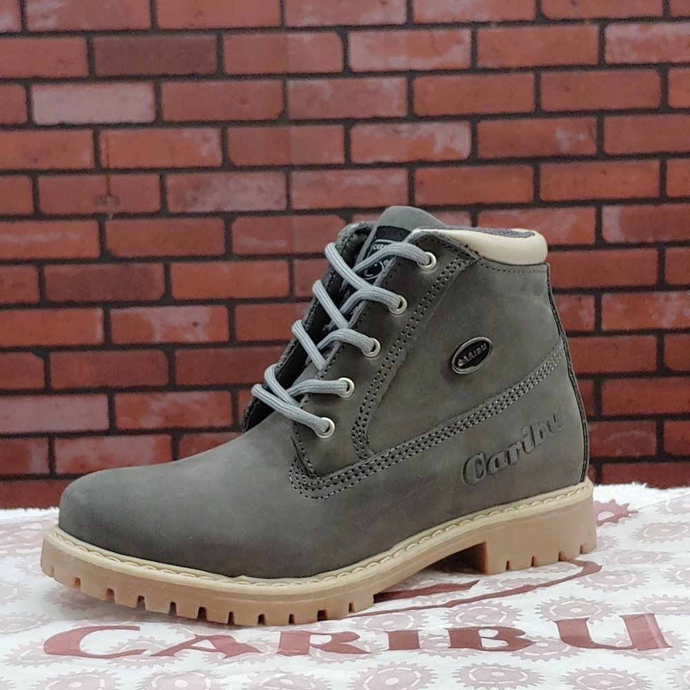 Womens Nubuck Gray Boots